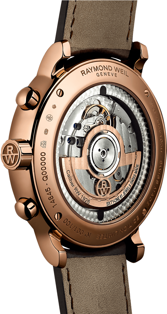 Maestro - Raymond Weil Rose Gold (700x1050), Png Download