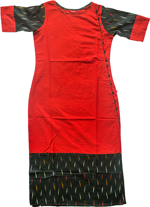 Ikka Patch Kurti - Day Dress (800x960), Png Download