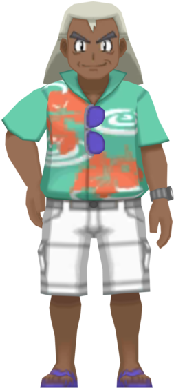 Pokemon Sun And Moon Samson Oak (600x600), Png Download