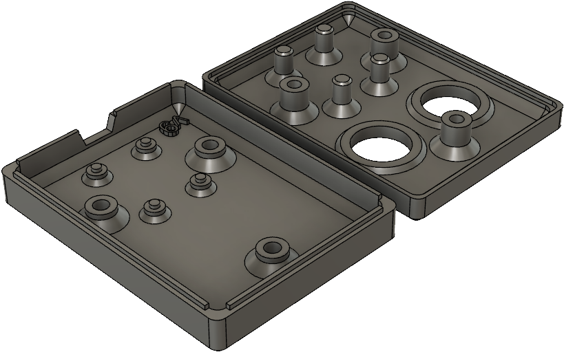 3d-printed Enclosure Rendering From Fusion - Kitchen Stove (830x524), Png Download