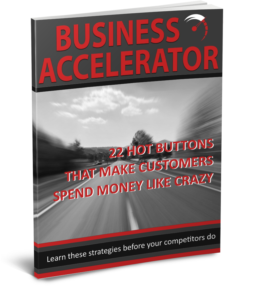 22 Hot Buttons That Make Customers Spend Money Like - Flyer (1003x1003), Png Download