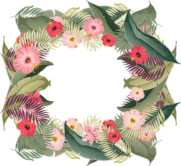 Floral Design (640x640), Png Download