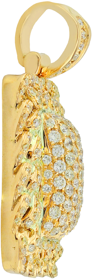 3d Pillow Pendant Cuban Link Style - Keychain (1000x1000), Png Download