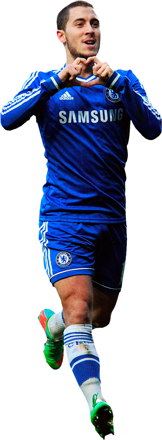 Eden Hazard Of Chelsea Fc Is On The 2013-2014 Pfa Premier - Chelsea Eden Hazard Png (638x1592), Png Download