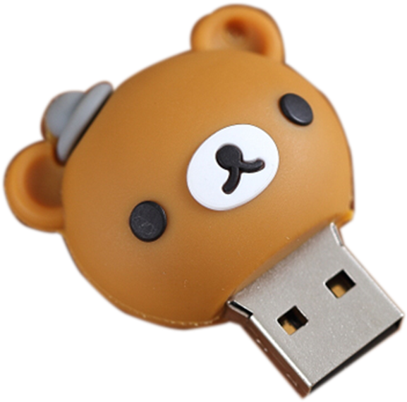 Cartoon Pen Drive Wedding Gift Bride / Groom Usb Flash - Usb Flash Drive (750x750), Png Download