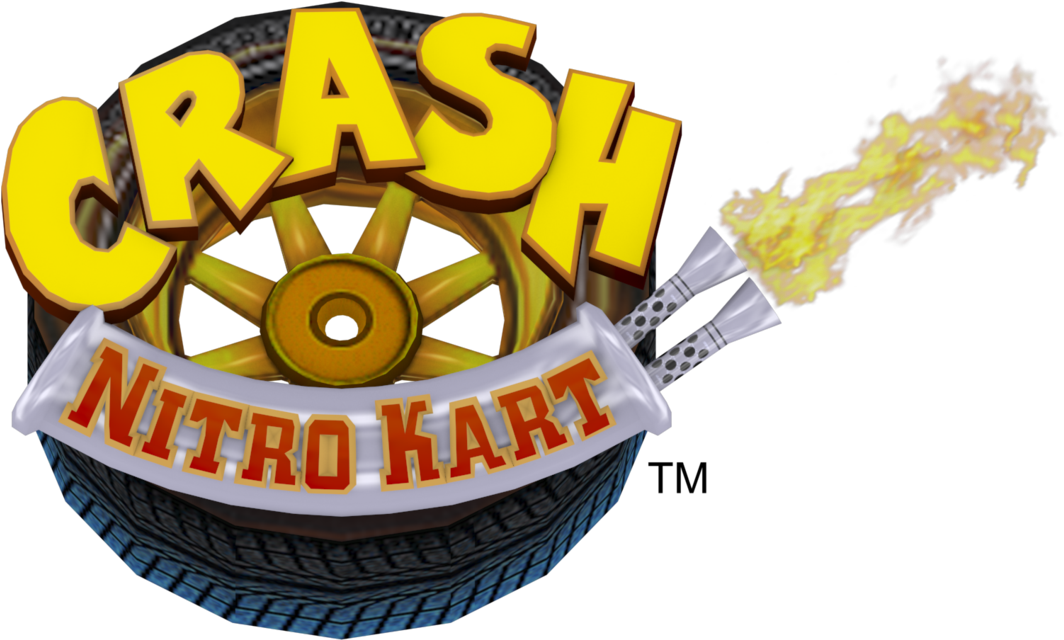 Crash Nitro Kart - Crash Nitro Kart Logo (1071x648), Png Download