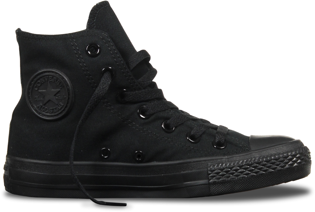 13981814 - Converse 70s All Black (1200x1200), Png Download