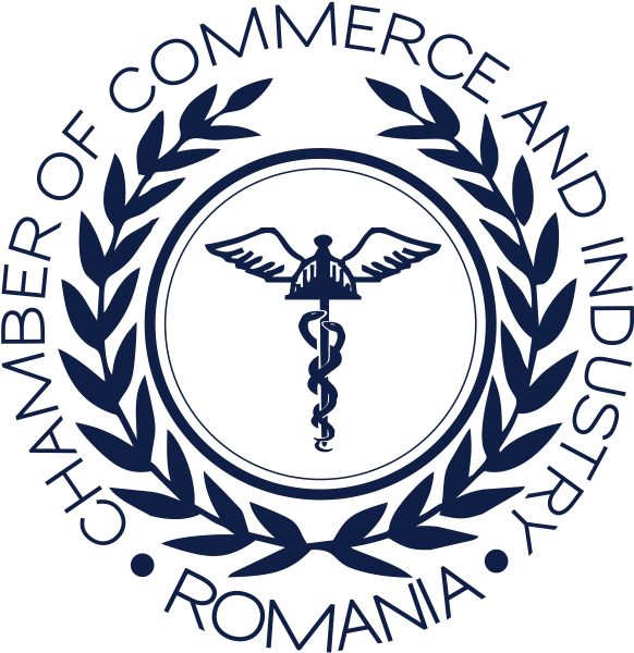 Camera De Comert Si Industrie A Romaniei Logo (600x600), Png Download
