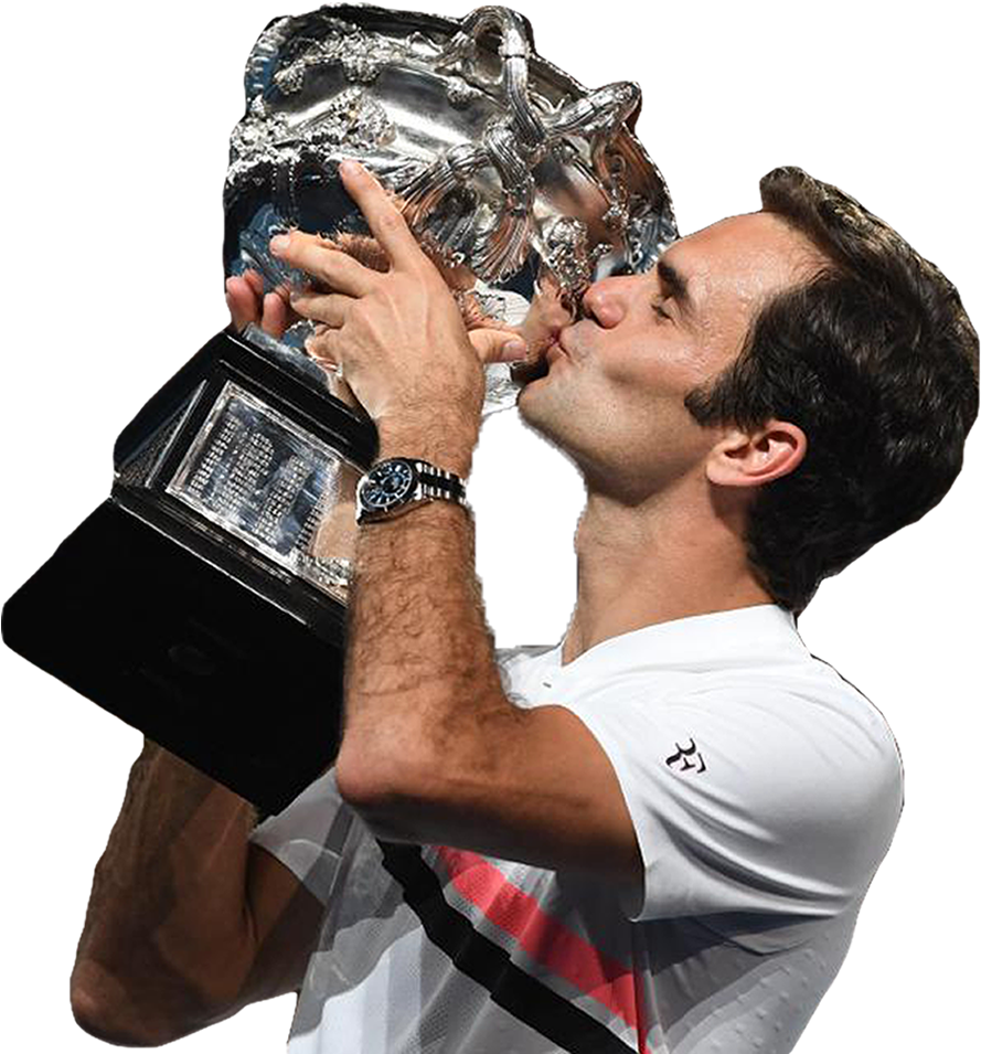 Roger Federer 2018 Australian Open (900x1092), Png Download