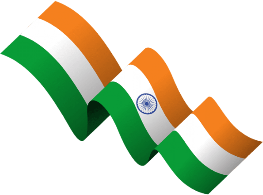 Free Png Download India Flag Decoration Clipart Png - India Flag (850x628), Png Download
