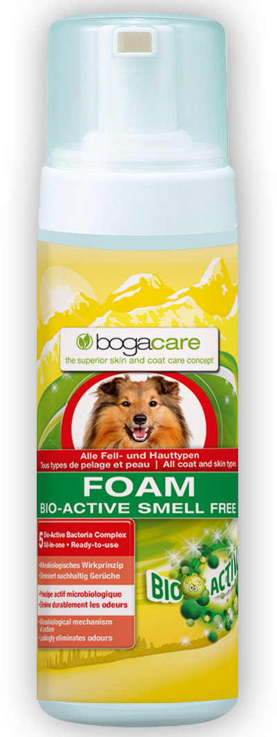 Bogacare® Foam Bio-active Smell Free - Companion Dog (400x1065), Png Download