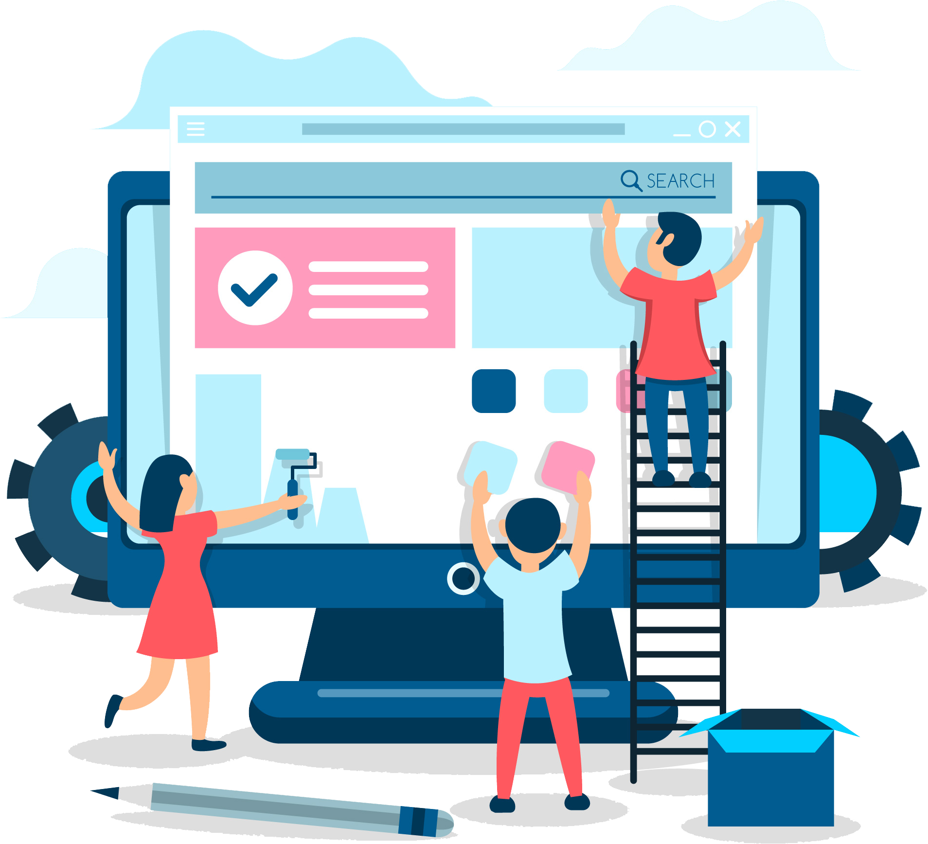 Website Design - Web Design (2000x1800), Png Download