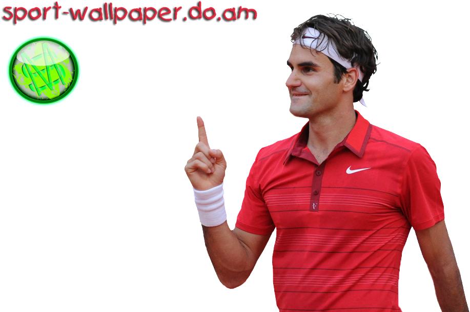 Render Roger Federer (1024x640), Png Download