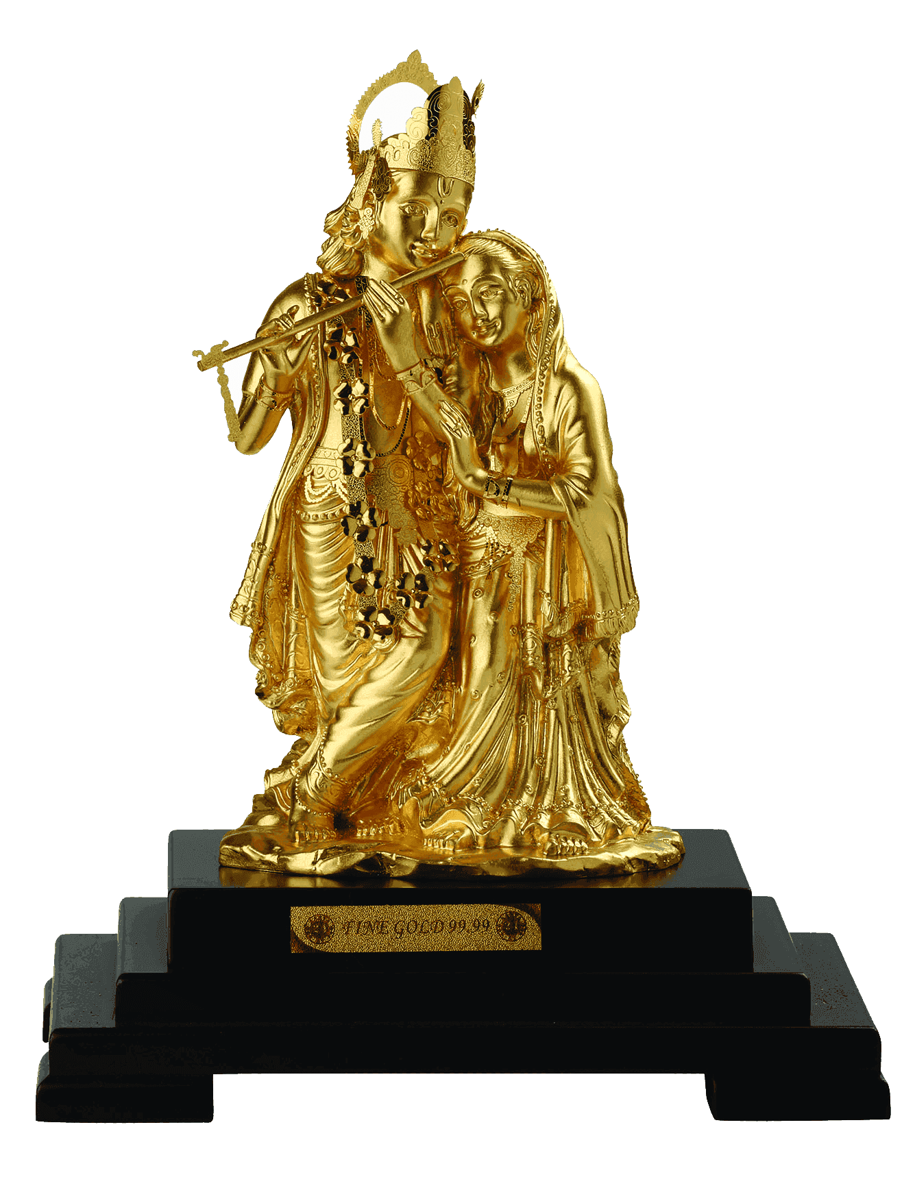 Radha Krishna Window - Statue (1335x1753), Png Download