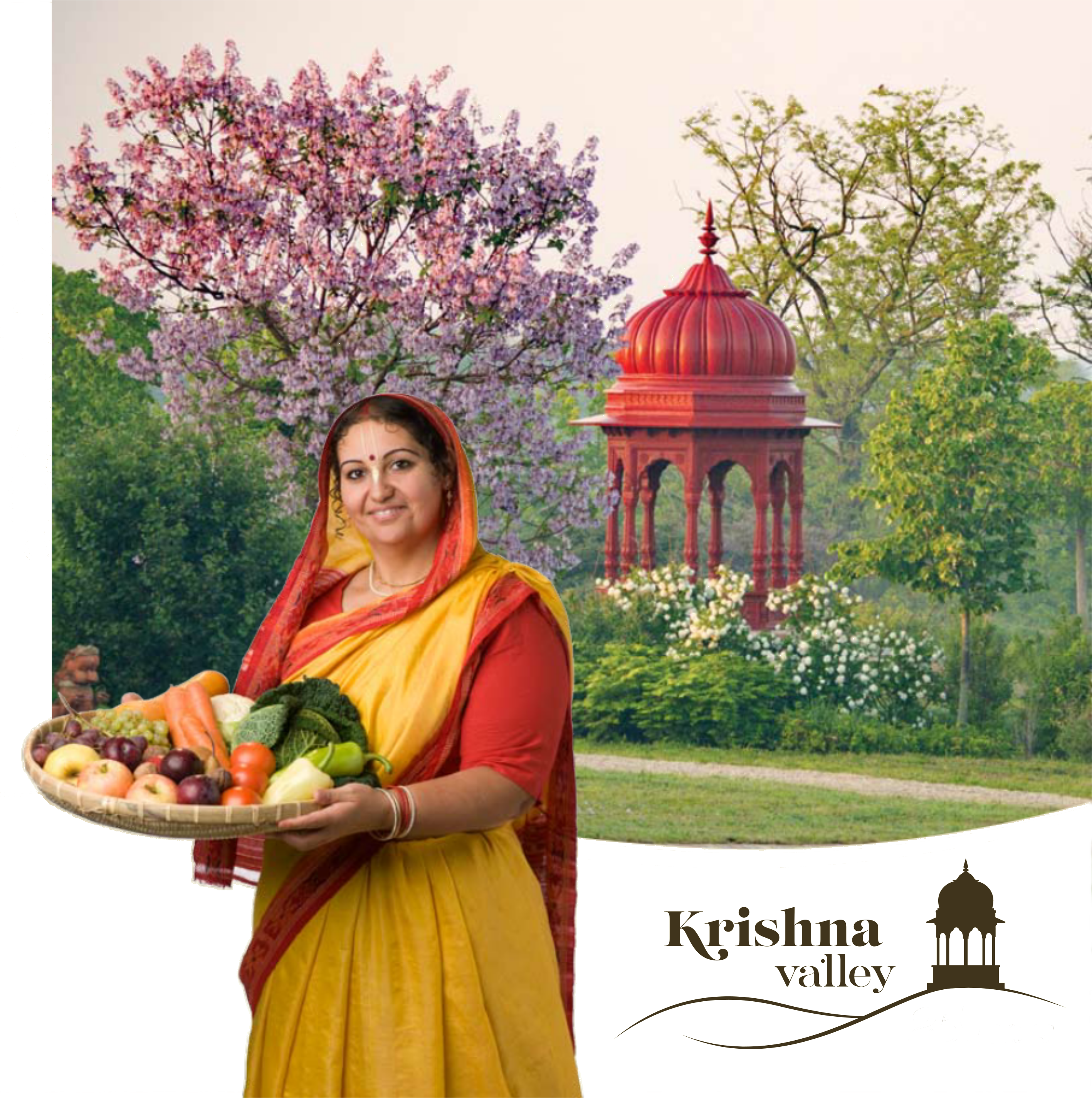 Welcome All Over The Year Krishna Valley - Cherry Blossom (2834x2850), Png Download