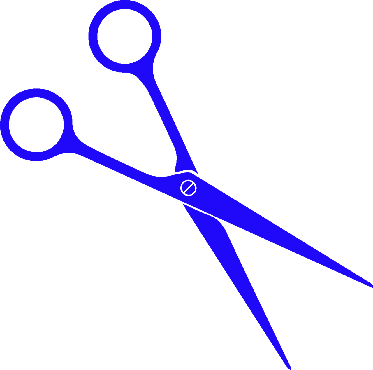 Scissors Cut Pair Of Scissors - Hair Dresser Scissors Svg (726x720), Png Download
