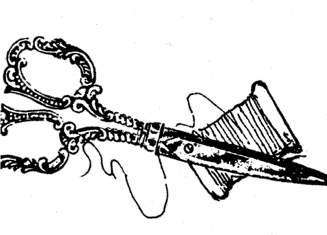 Scissor Clipart Fancy - Vintage Needle And Thread (640x480), Png Download