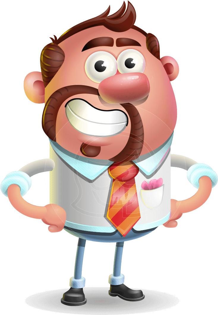 Jordan The Manager - Cartoon (957x1060), Png Download