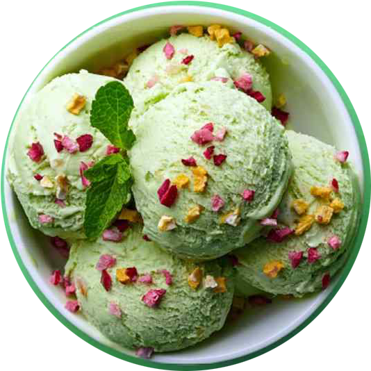 Natural Ice Creams Fruit And Nut Ice Cream (650x650), Png Download