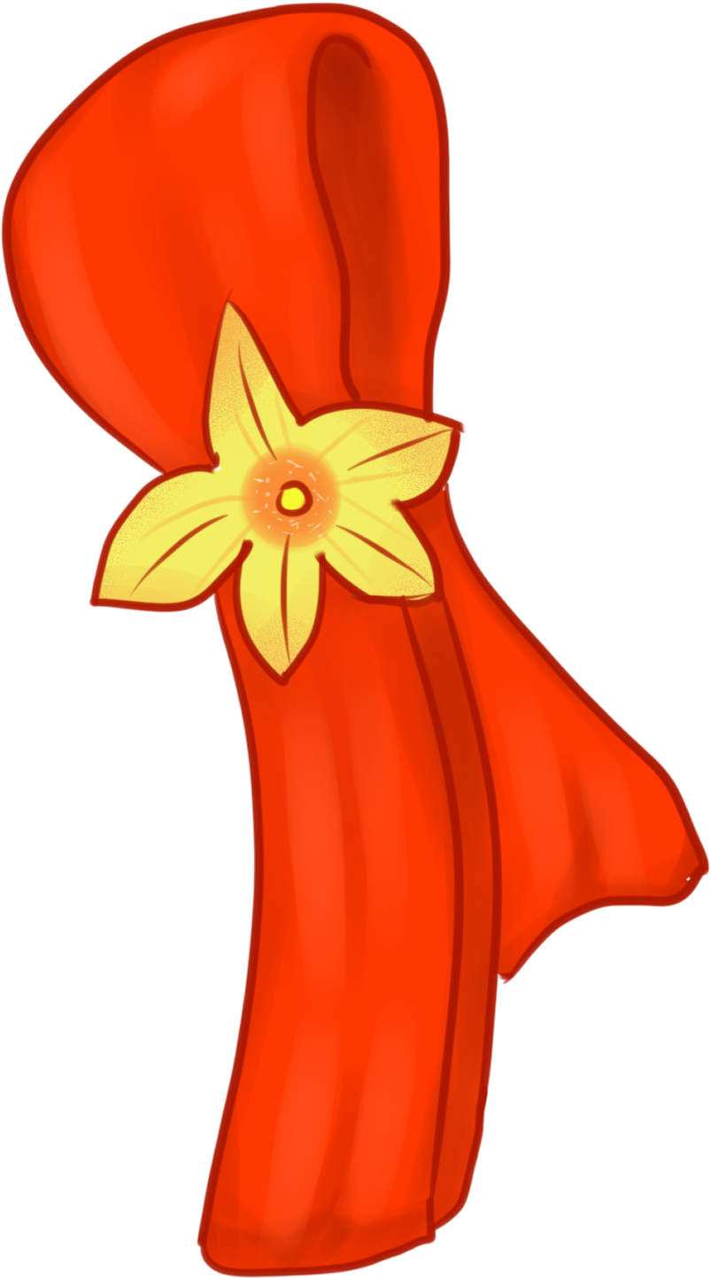 Cloth Personality Pointed Star Red Ribbon Png And Psd - Illustration (2000x2000), Png Download