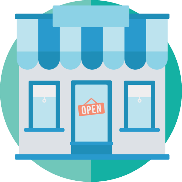 Shop Clipart Transparent - Transparent Shop Window Clipart (580x580), Png Download