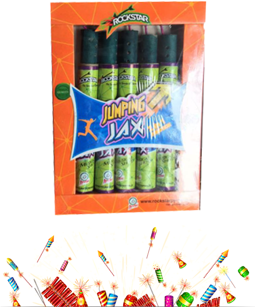 Jumping - Sri Krishnaswamy Fireworks Sivakasi (500x650), Png Download
