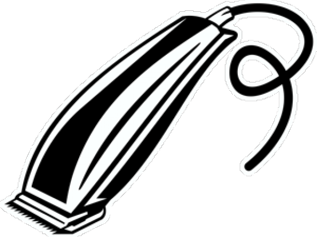 Barber Shop Clipart - Barber Logo With Clippers (640x480), Png Download