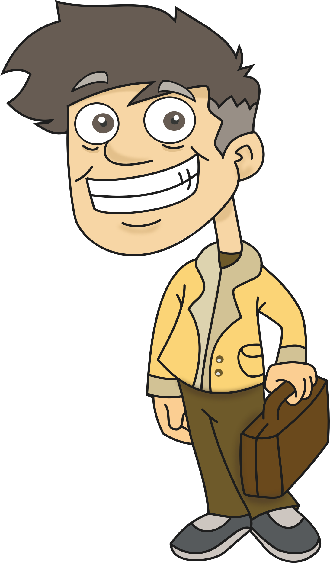 Big Image - Clipart Png Man (1093x1864), Png Download