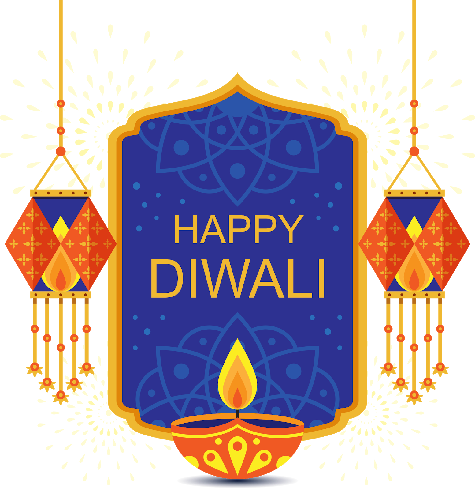 Deepavali, Diwali, Deepawali, Happy Diwali, Happy Deepavali, - Illustration (1553x1600), Png Download