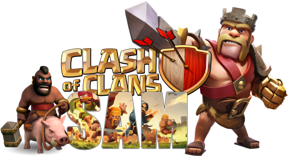 New Youtube Channel - Clash Of Clans Barbarian King Png (965x552), Png Download