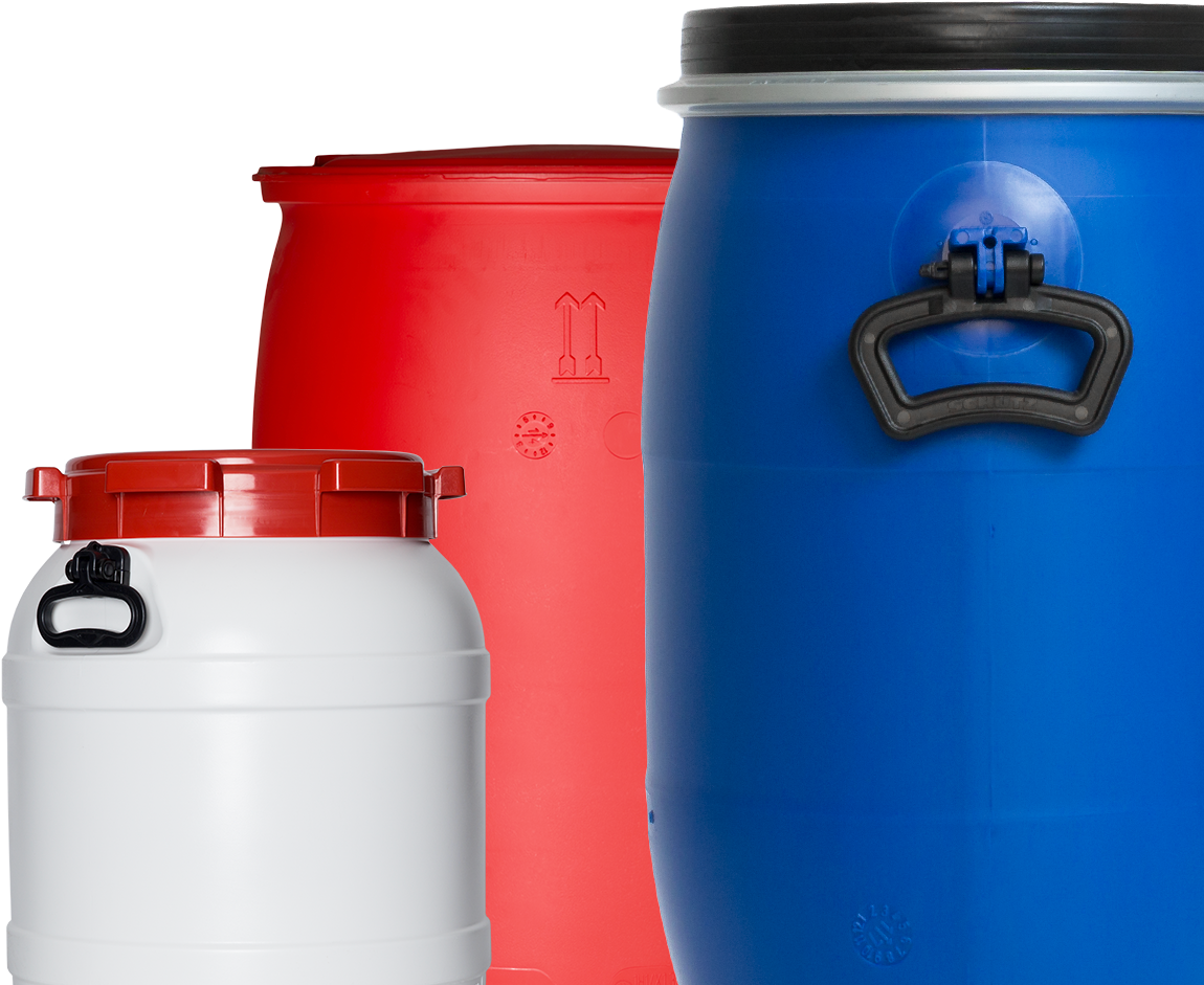 Plastic Drums - Water Bottle (2400x1028), Png Download