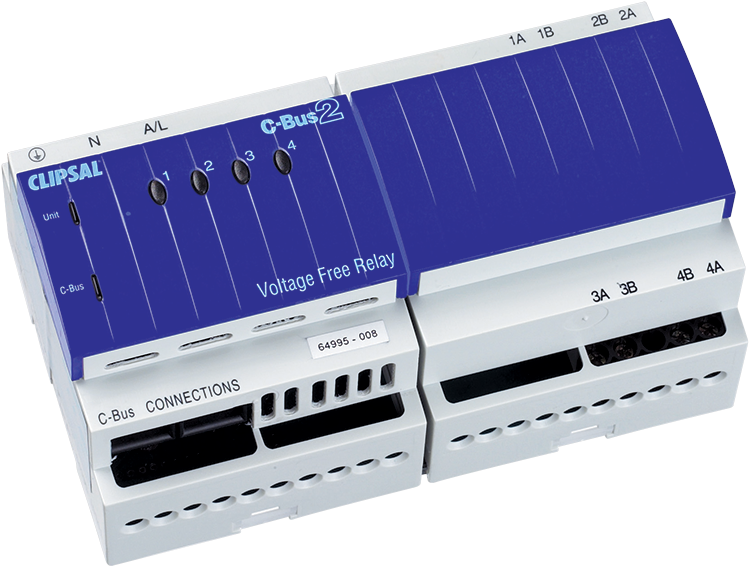 C-bus 4 Channel Voltage Free Relay, 240v Ac, 10a, - Cbus 4 Channel Relay (800x600), Png Download