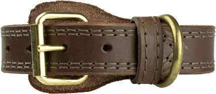 Crossbreed® Holsters K 9 Collar Brown With Brass Hardware - Buckle (768x550), Png Download