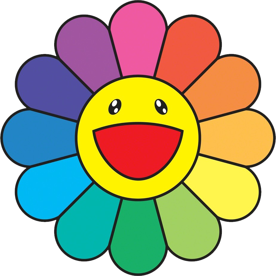 The Following Day, Murakami Is Holed Up In A Backroom - Takashi Murakami Flower Logo (922x920), Png Download