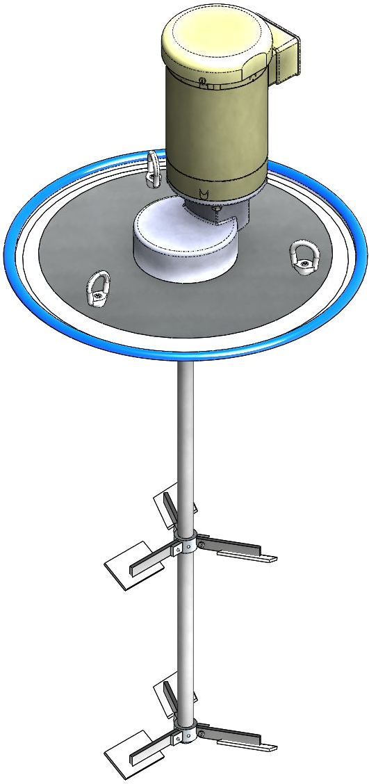 Lcd Series Drum Mixers - Circle (642x1210), Png Download