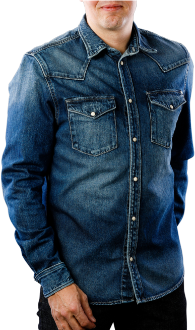 Pepe Jeans Wyatt Medium Used - Pocket (490x653), Png Download