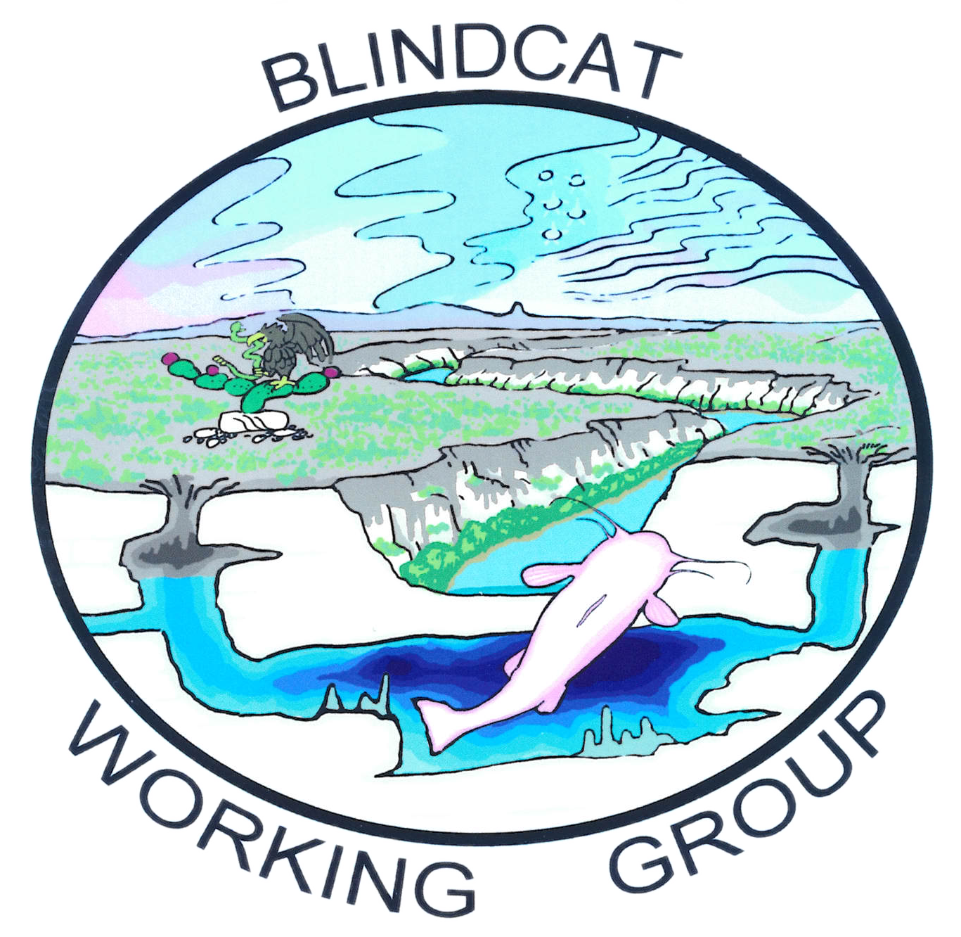 Blindcat Working Group Logo - Us District Court New York (1367x1332), Png Download