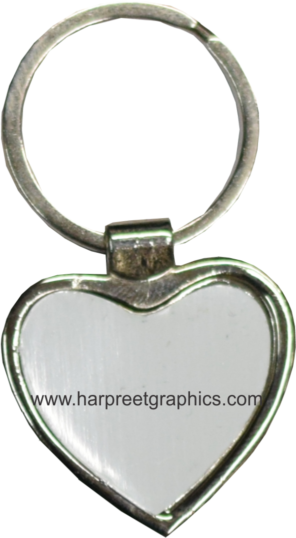 Harpreert Graphics Metal Keyring Heartt Shape - Keychain (948x1226), Png Download