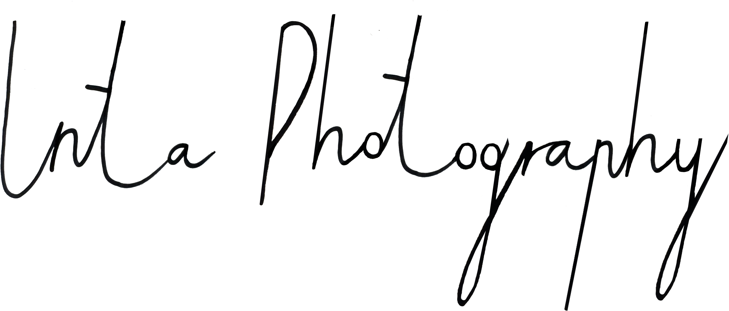 Inta Photography - Calligraphy (2778x1249), Png Download