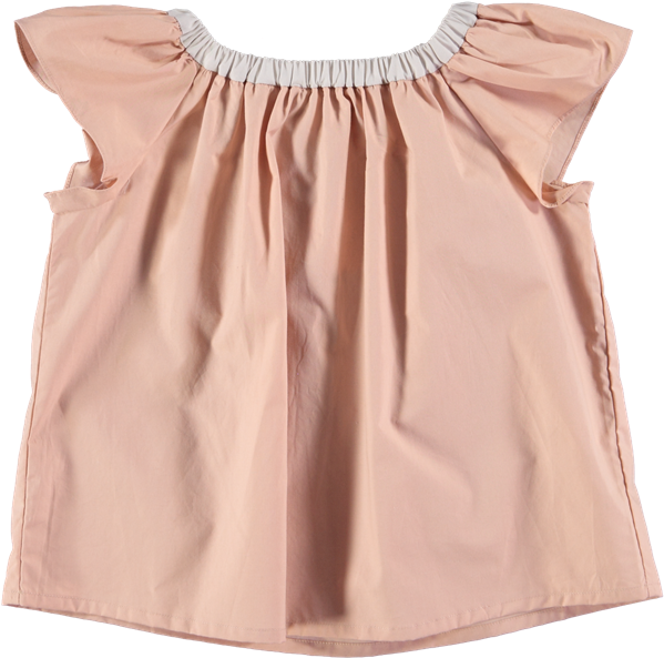 Picture Of Off The Shoulder Smock Style Blouse Nude - Blouse (600x600), Png Download