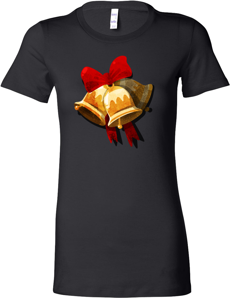 Christmas Bells, Merry Christmas Winter Season Bella - Shirt (1000x1000), Png Download
