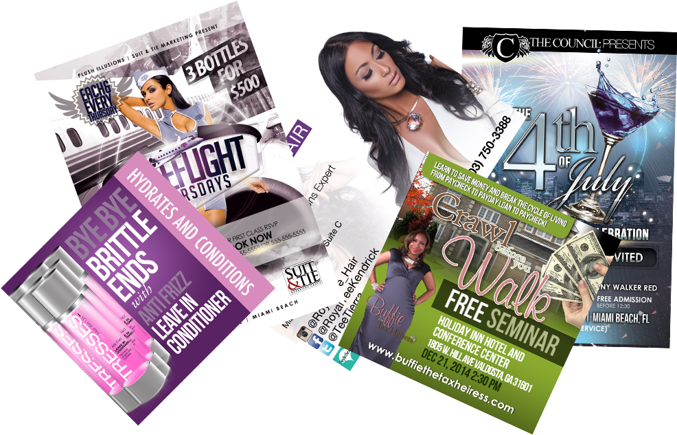 Print Design - Flyer (1024x683), Png Download