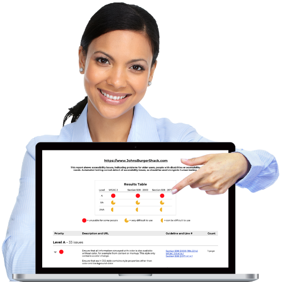 Woman Holding A Laptop - Teacher Smiling Png (570x568), Png Download