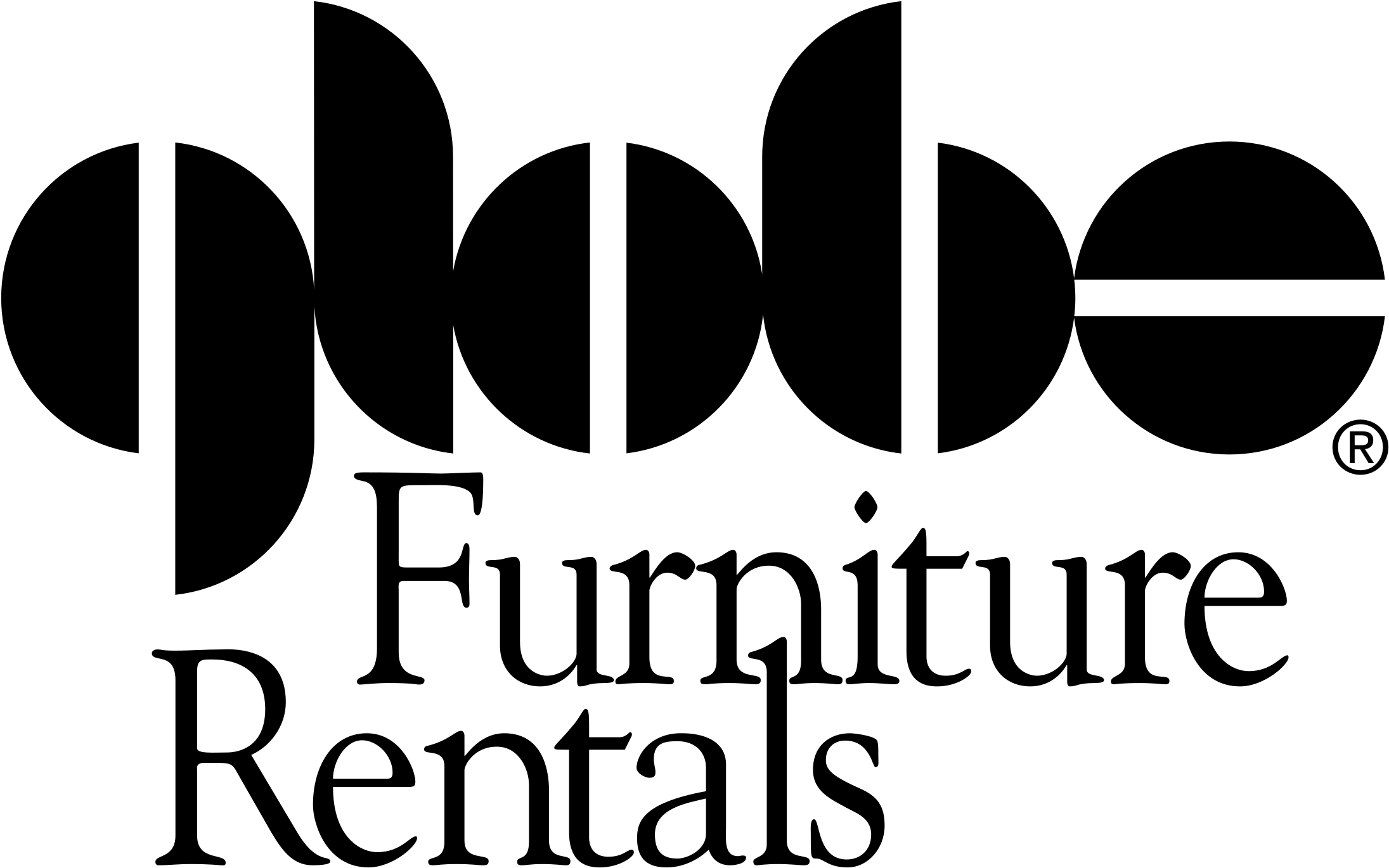 Globe Furniture Rentals Logo Png Transparent - Graphic Design (2400x2400), Png Download