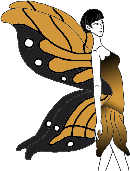 Butterfly Symbol In Tea Leaves - Illustration (600x600), Png Download