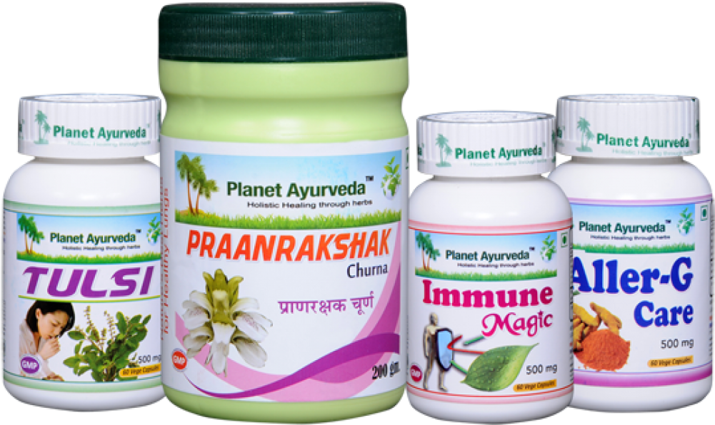 Planet Ayurveda Eosinophilia Care Pack - Ayurvedic Medicine For Lungs Disease (1000x1000), Png Download