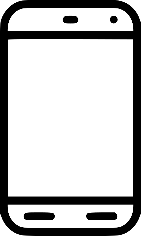 Png File Svg - Mobile Phone (588x980), Png Download