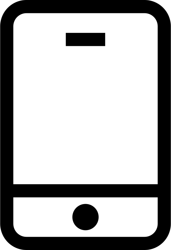 Png File Svg - Mobile Phone (672x980), Png Download