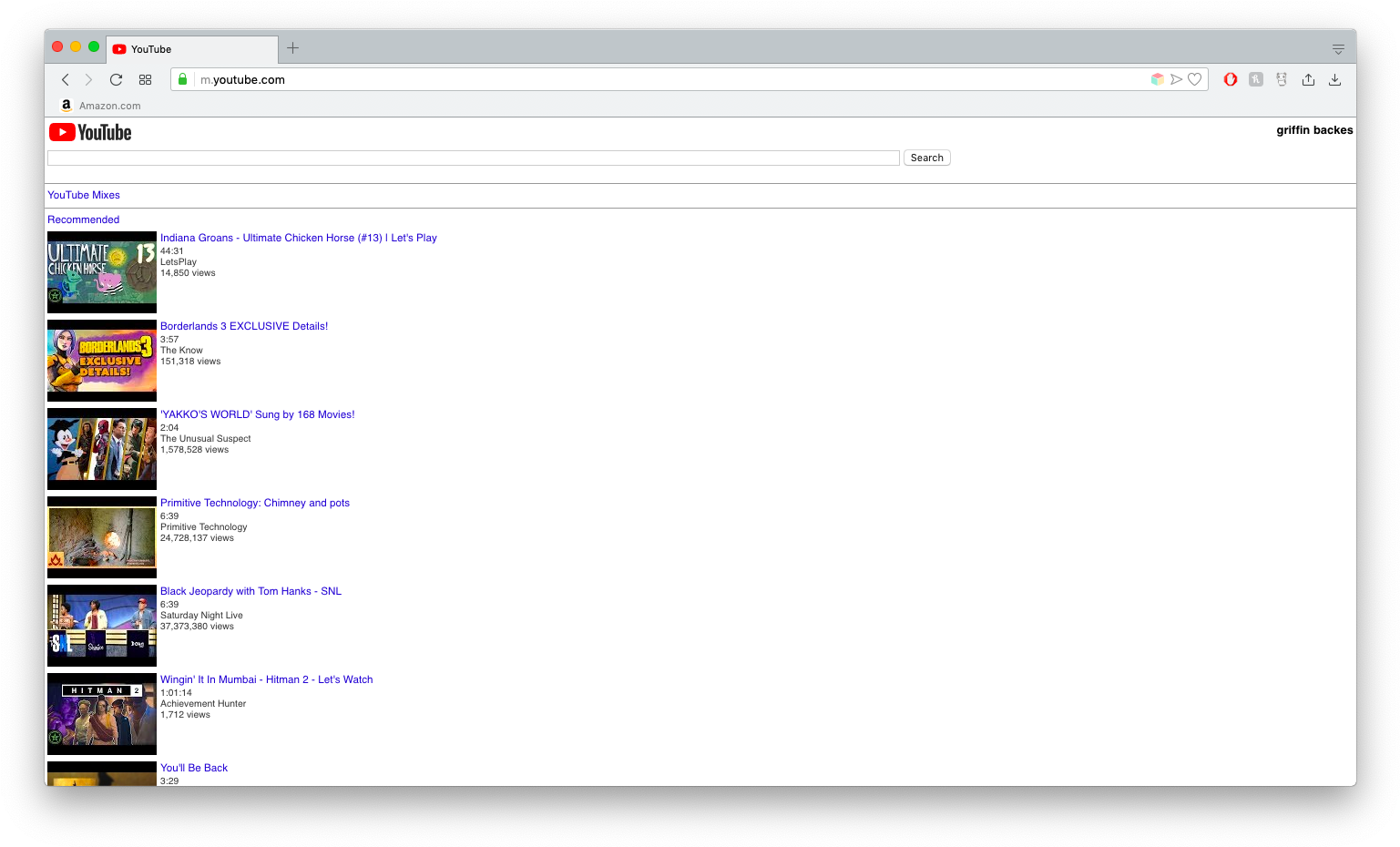 Youtube Looks Like This For Me, And Videos Won't Play (1552x943), Png Download