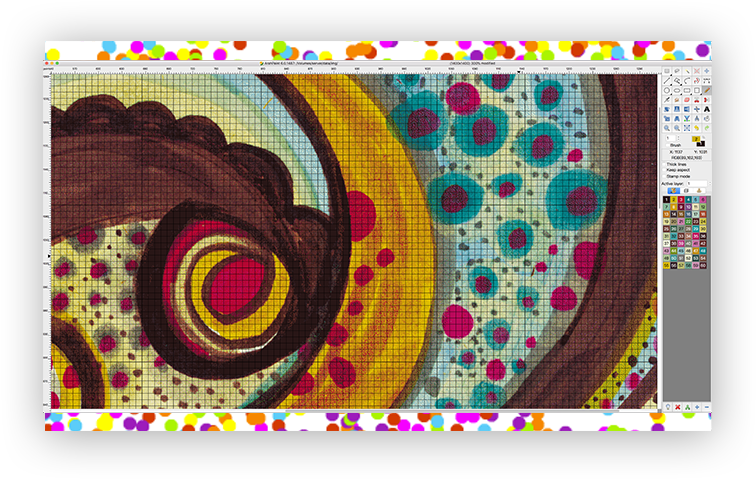 Automatic Or User Controlled Color Reduction - Circle (830x543), Png Download